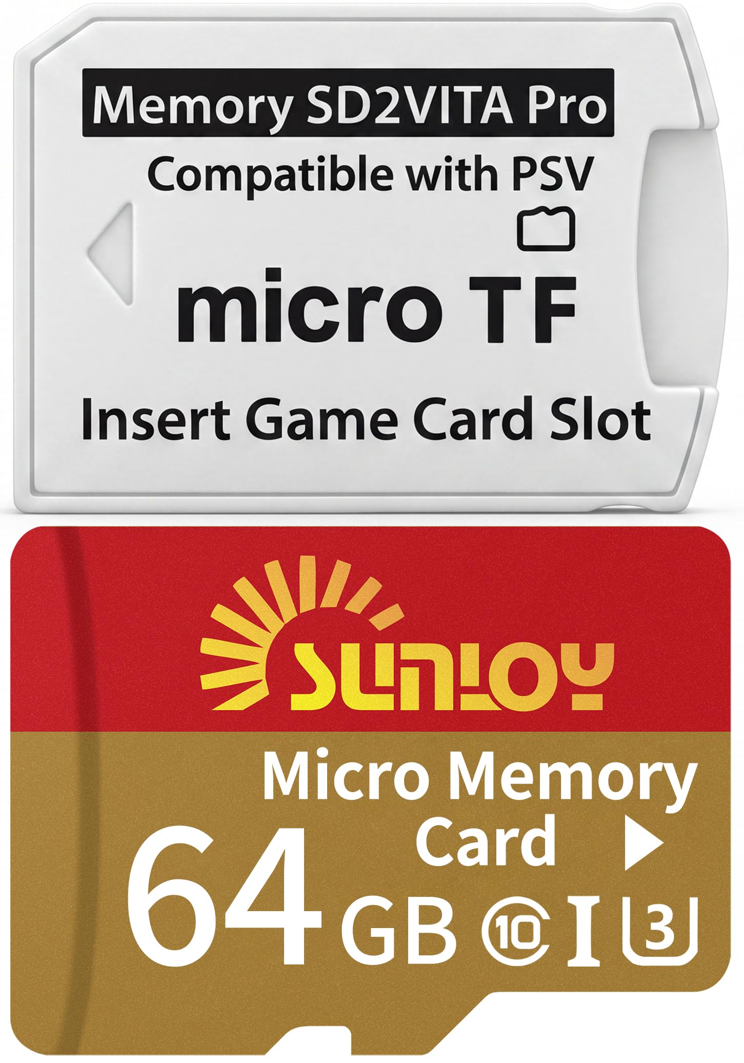 Amazon.com: SD2Vita 6.0 PS Vita Memory Card Adapter with 64GB