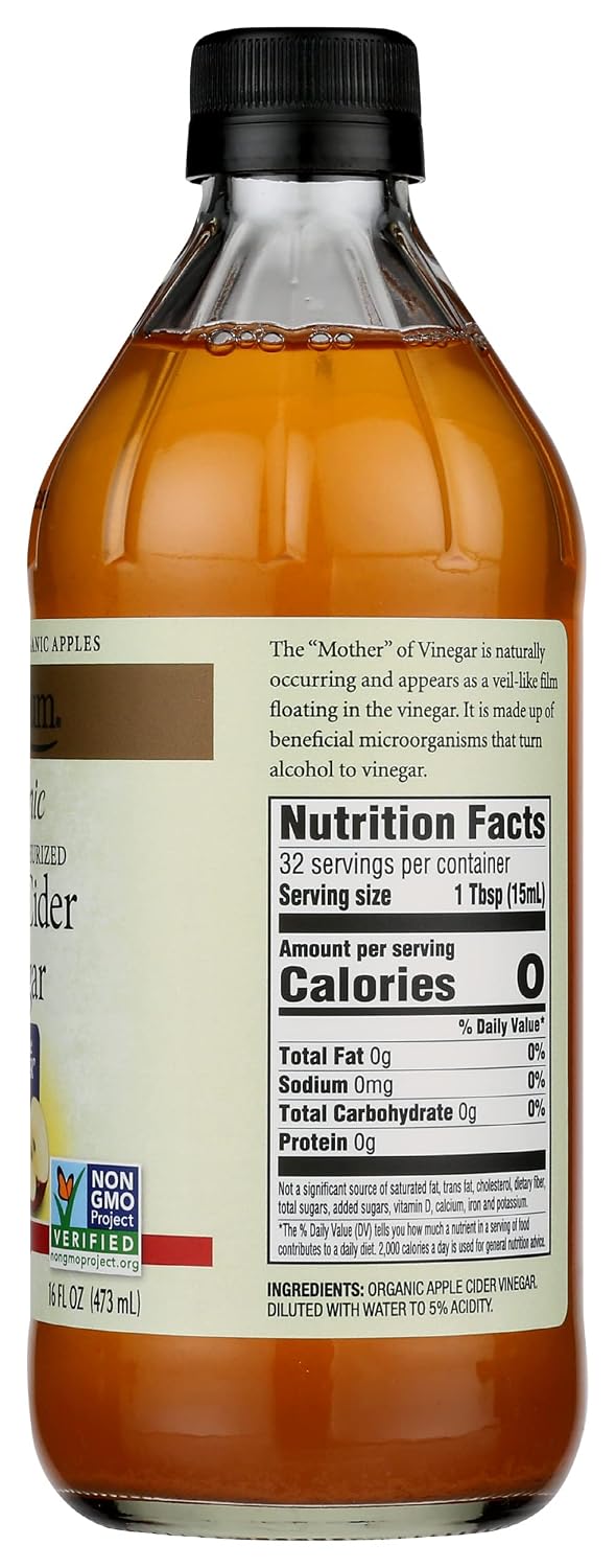 Spectrum, Apple Cider Vinegar, Organic, Unfiltered, 16 oz
