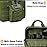 DBTAC Gun Range Bag XS | Tactical 1~2 Pistol Bag Firearm Shooting Case with Lockable Zipper for Handguns and Ammo (Green)