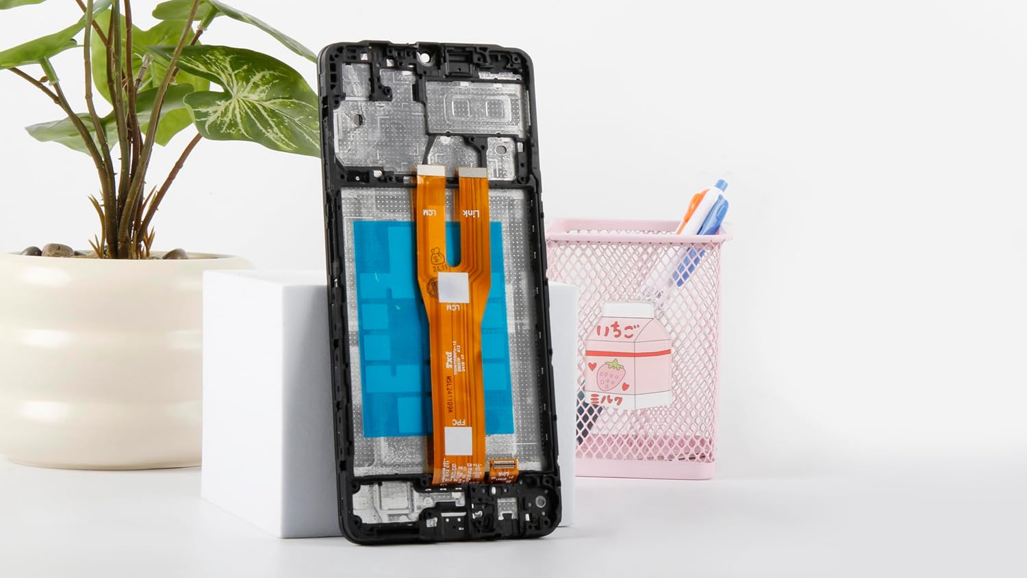 Original A06 A065F/A065M OEM Screen LCD Display +Blue Frame for Samsung Galaxy A06 4G A065F/M 6.7" LCD Screen Display Replacement Touch Digitizer Assembly Kit