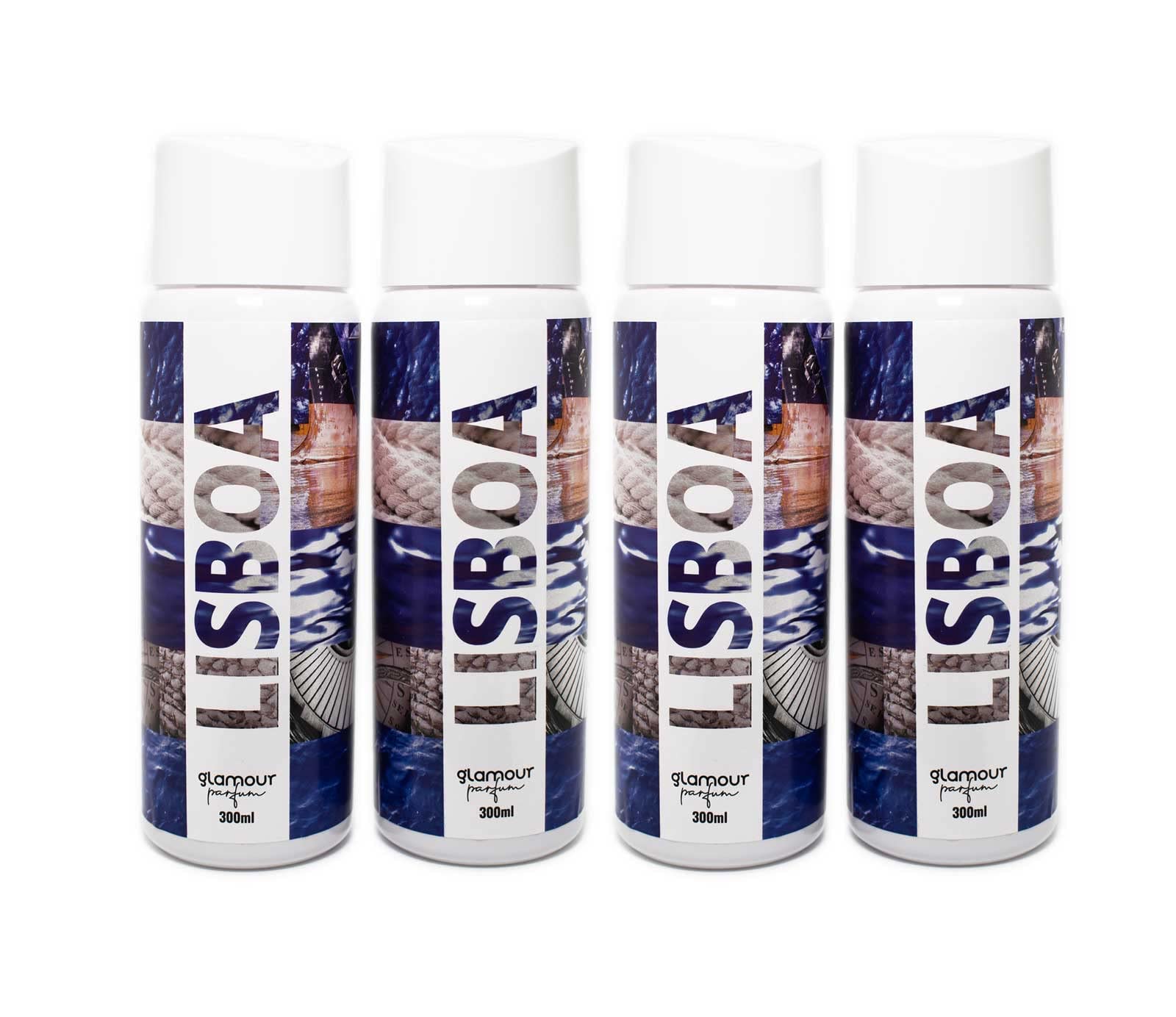 Pack 4 Lisbon Air Freshener Spray Refills | Perfume for Casa Alta in Essences | Home Air Freshener Spare Parts | Long Lasting Scent | Fresh and Marine Fragrance