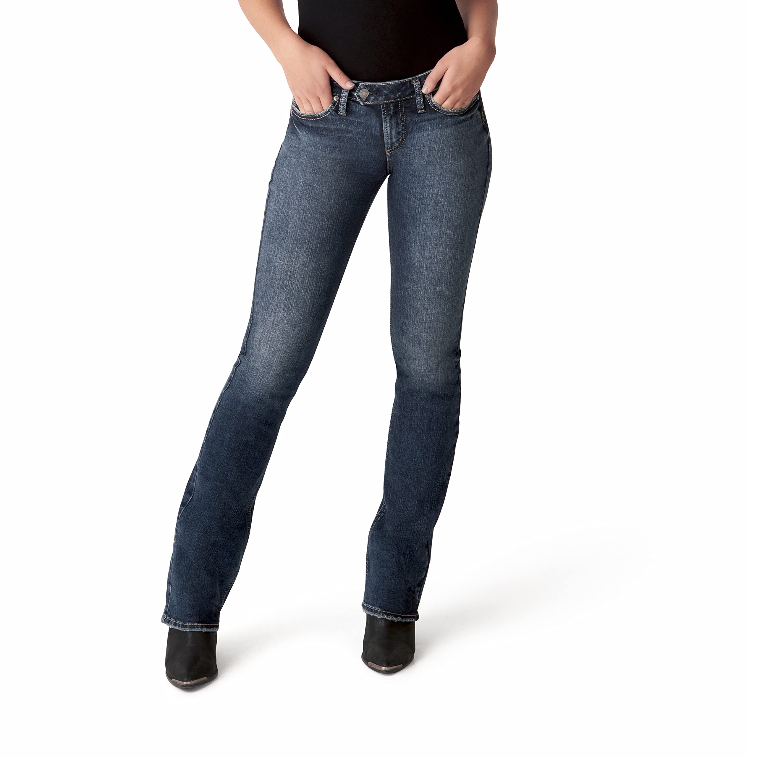 womens Tuesday Low Rise Slim Bootcut Jeans Jeans