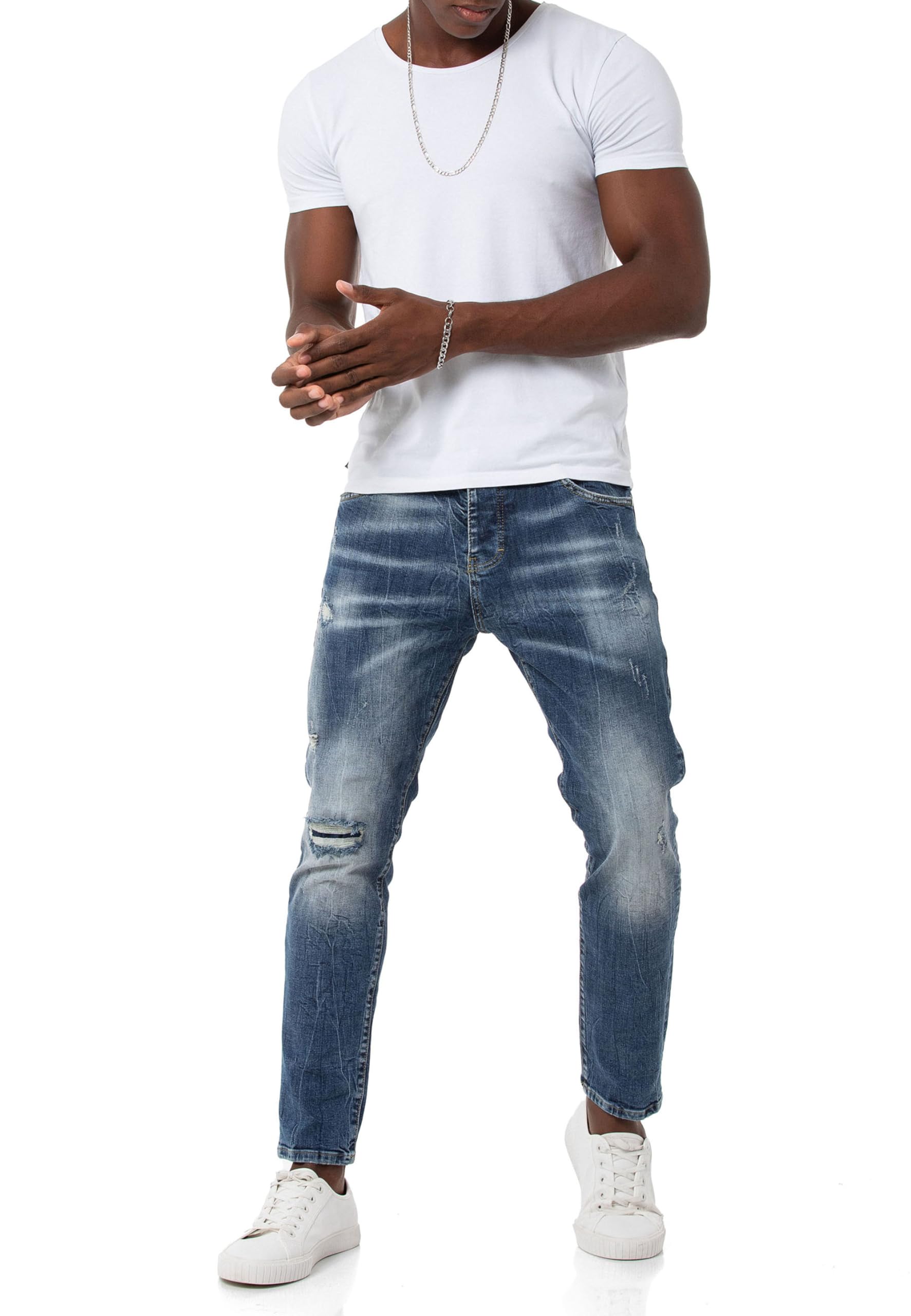 Red Bridge - Jeans da uomo, in denim