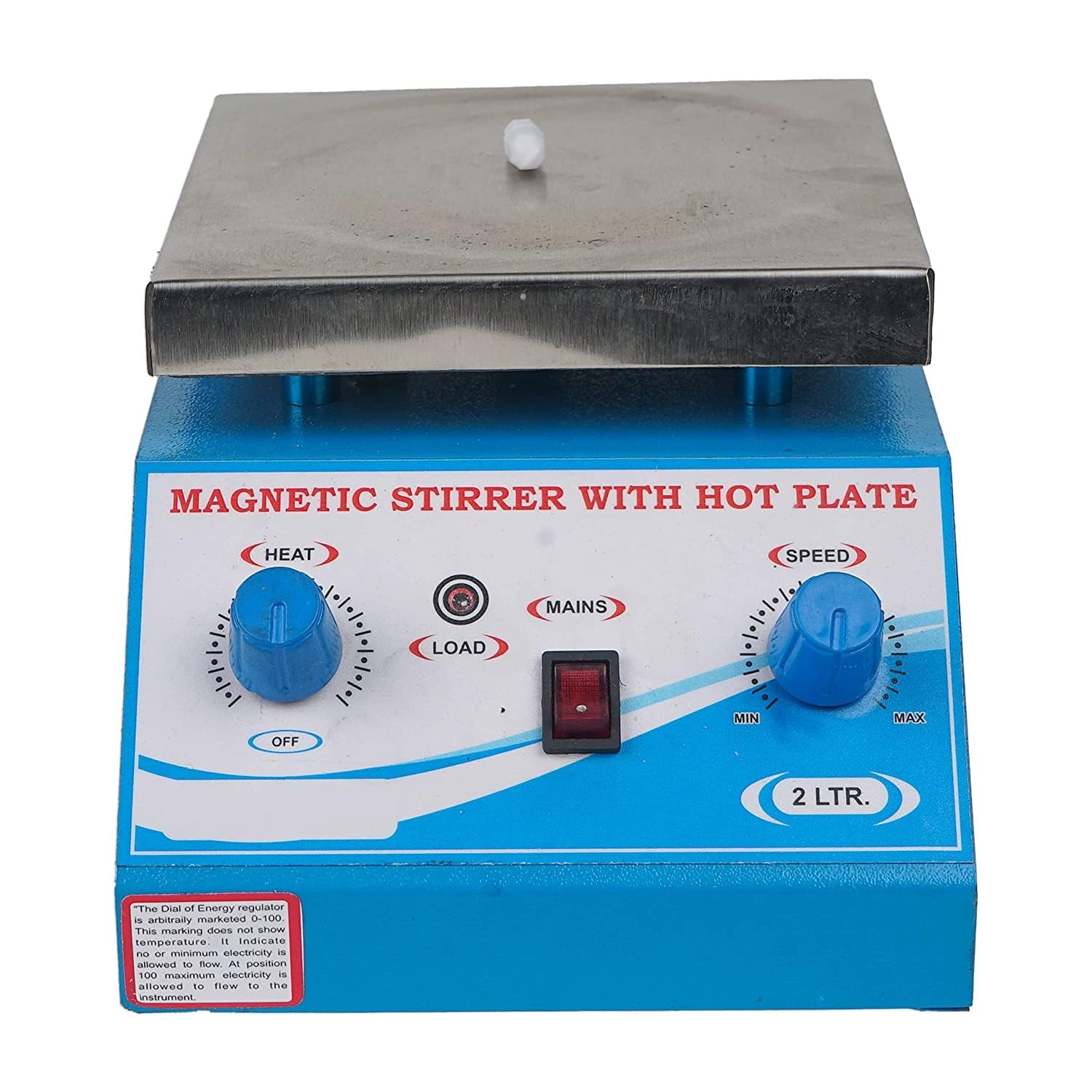 Magnetic Stirrer with Hot Plate 2 LTR (Manual)