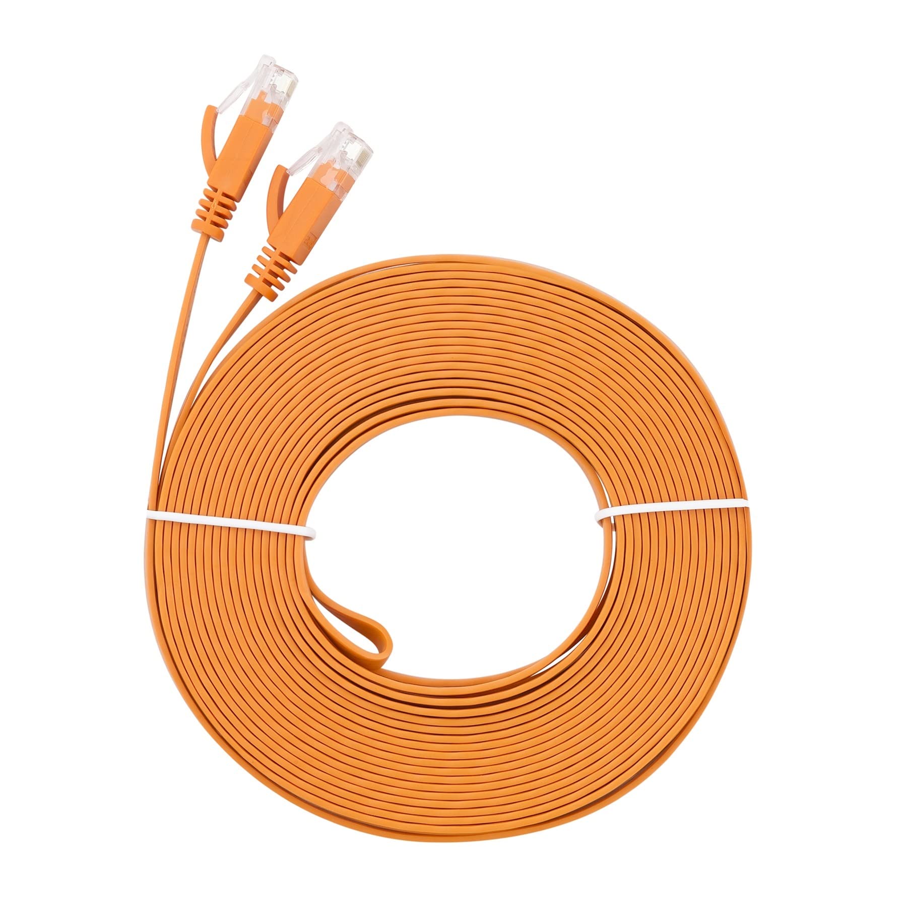 Câble de raccordement Ethernet réseau plat CAT-6 RJ45 for modem routeur LAN réseau RJ45 connecteur 50cm 1m 2m 3m 5m 10m 15m(Blu,15m)