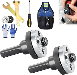 Conversion Angle Grinding Adapter Connecting Rod Kit for Electric Drill, Angle Grinder Connector Set, Convert Drill to Grinder for 10 to 13 mm Electric Drill (2pcs)
