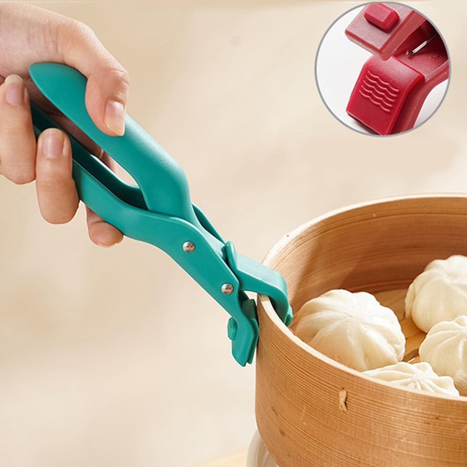 Anti-Verbrühungs Zange - Schüssel Clip Für Heiße Teller Aus Silikon