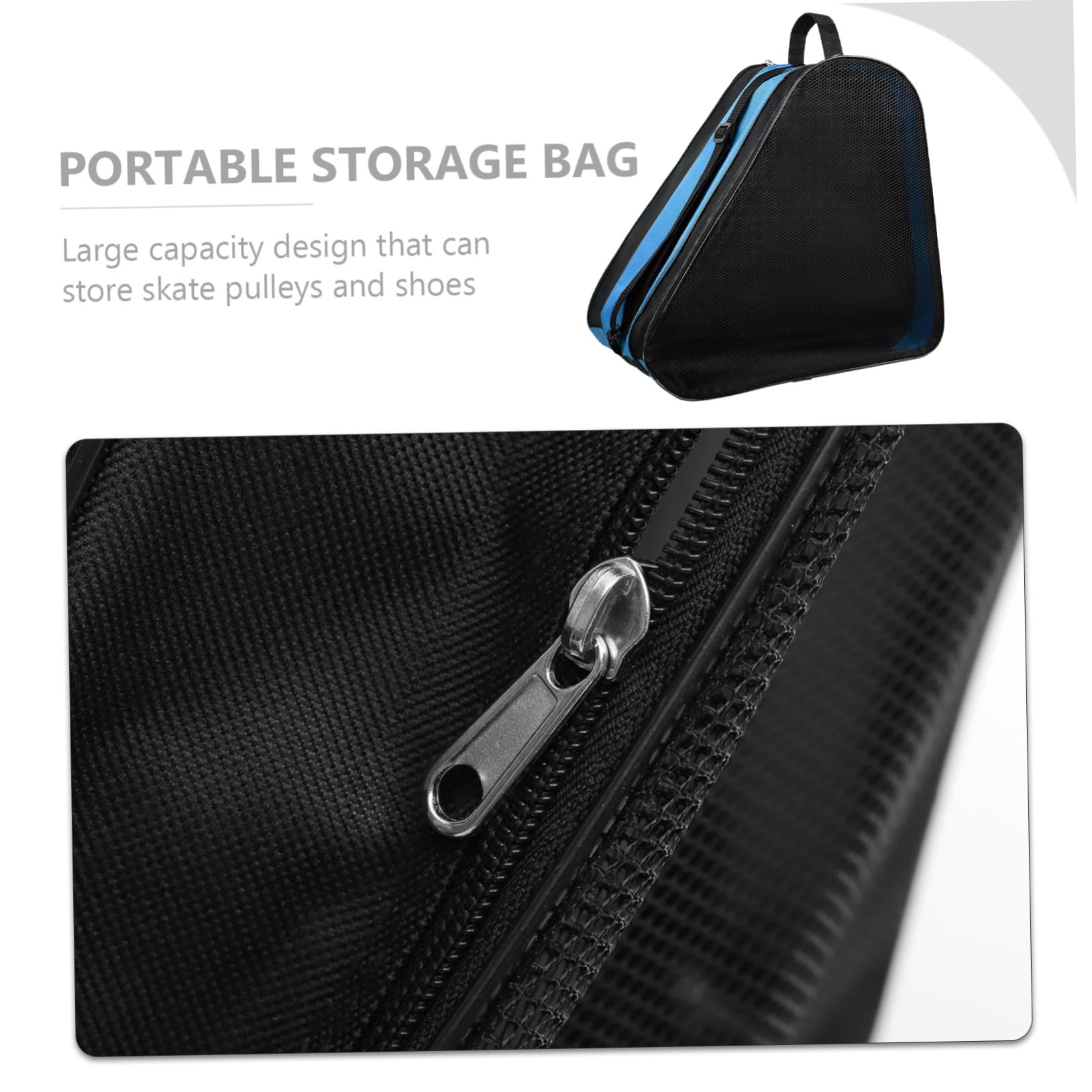 Mikinona Borsa Porta Pattini Rotelle Oxford 2 Unitá Design a Strati Multipli per Trasporto e Conservazione, per Uso All'aperto
