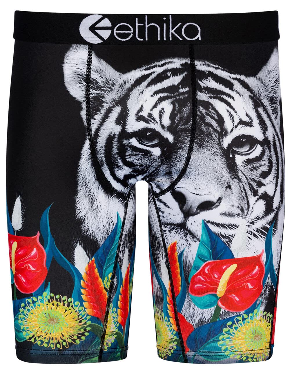 Ethika Mens Staple Boxer Brief Tropical Tiger