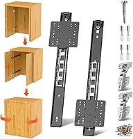 Vista 18 de Rieles para Puertas de Bolsillo, Riel para Puerta de Bolsillo de Gabinete, Bisagra para Puerta de Bolsillo, Herrajes para Riel de Puerta Pivotante