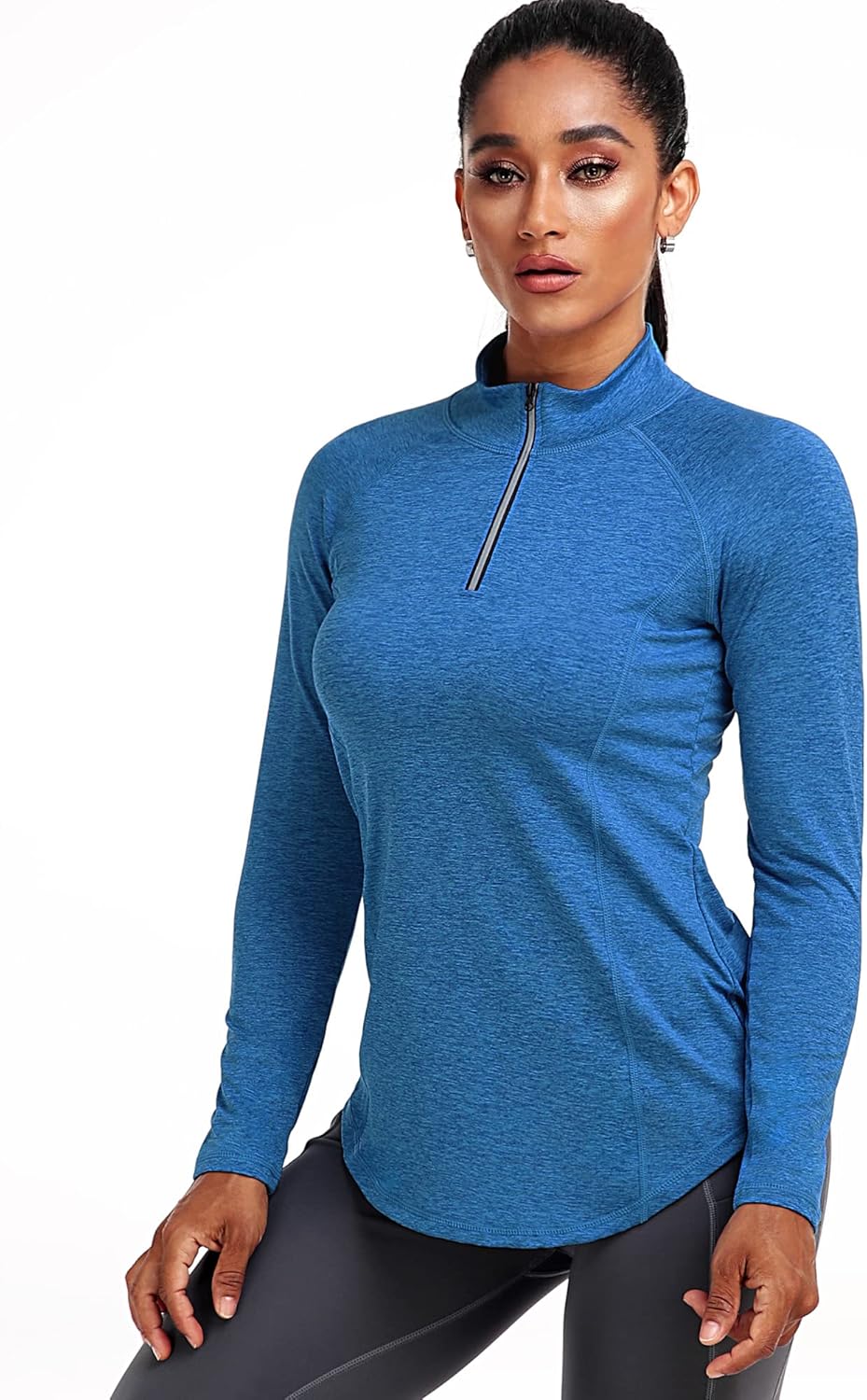 CADMUS Women's Long Sleeve Shirts for Workout Athletic Hiking Shirts Yoga - Image 2