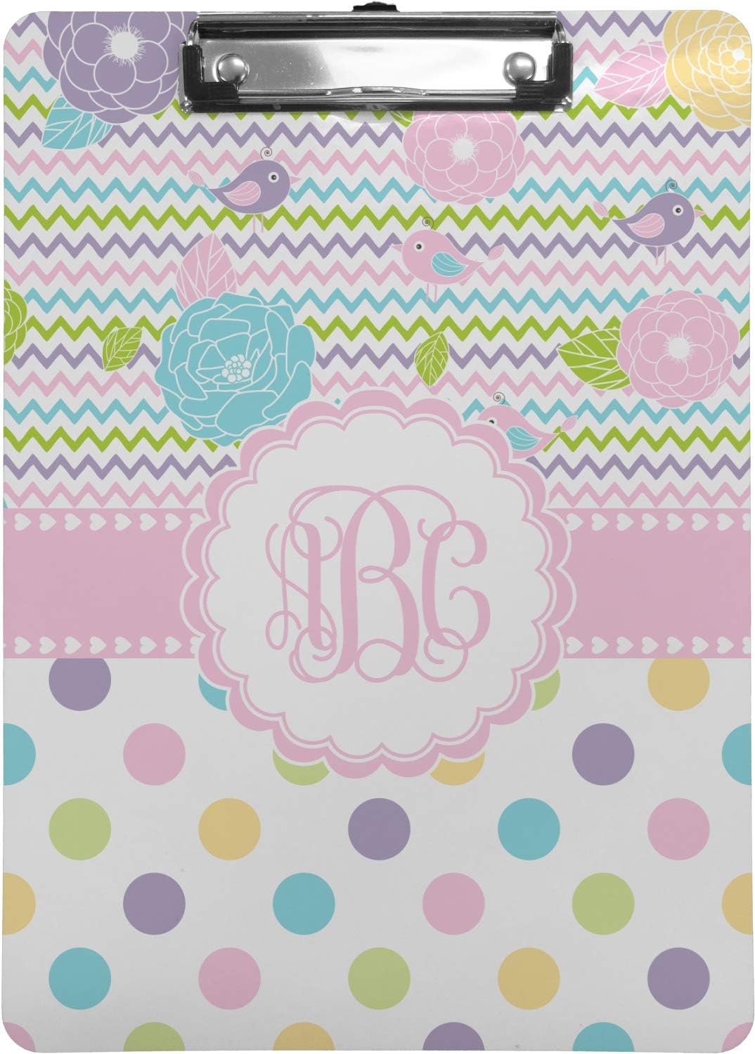 Personalized Girly Girl Clipboard (Letter Size)