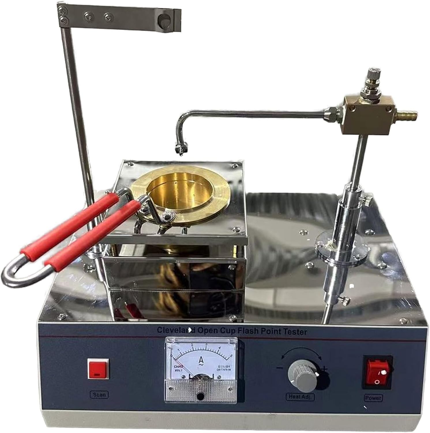 600W Open Cup Flash Point Tester - Adjustable 0-360℃ Stainless Steel Ignition Point Machine for Petroleum & Asphalt Testing - Accurate & Reliable Flash Point Analysis