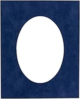 Vista 116 de CountryArtHouse Marco ovalado de 11 x 14 pulgadas, sin ácido, con núcleo blanco, corte biselado para fotos de 8 x 10 pulgadas, se adapta a marcos