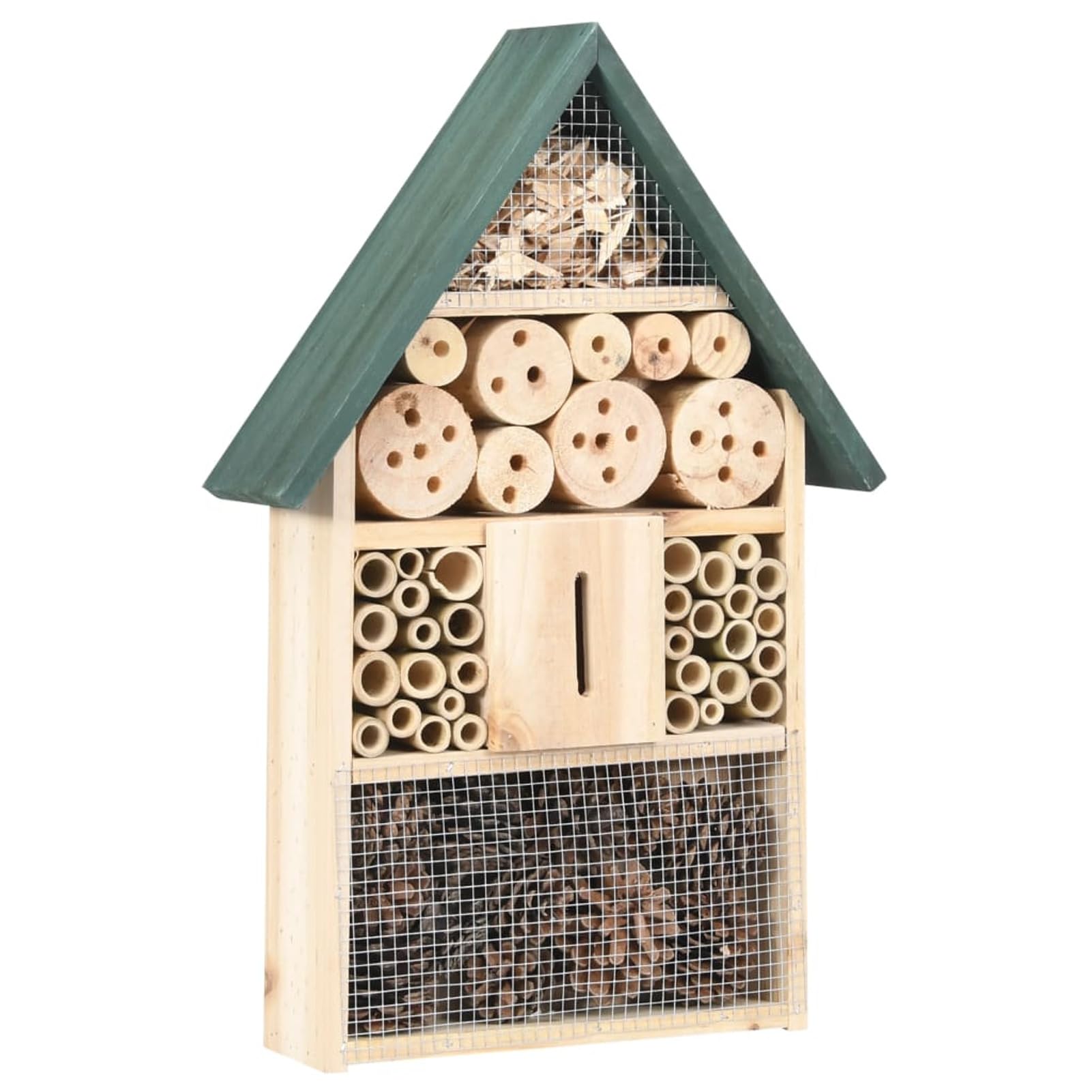 Rantry Insektenhotel 31 x 10 x 48 cm aus Tannenholz, Innenmöbel für Wohnzimmer, Büro, Schlafzimmer