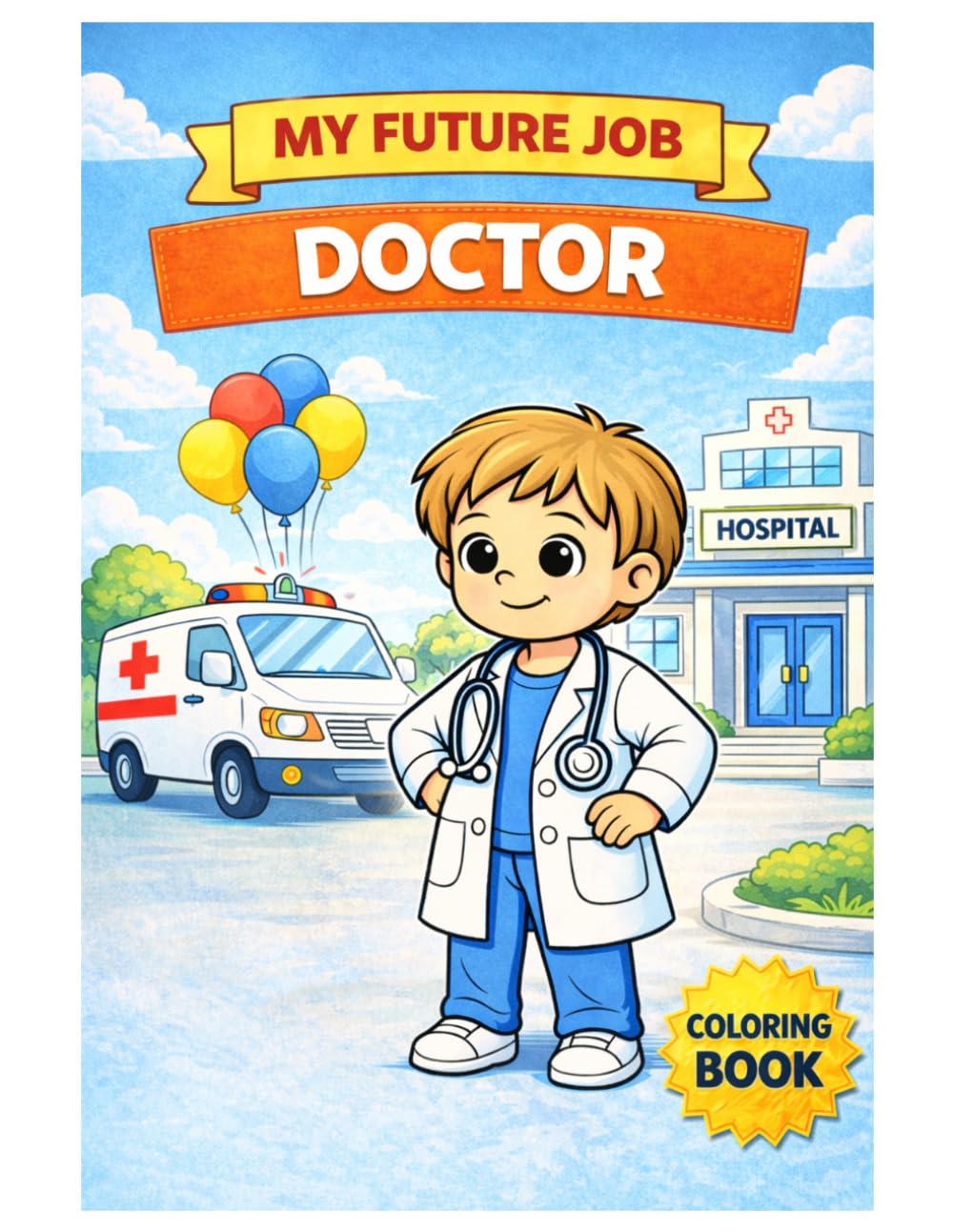 My Future Job: Doctor: Fun Coloring & Activity Book for Kids Who Dream of Being a Doctor