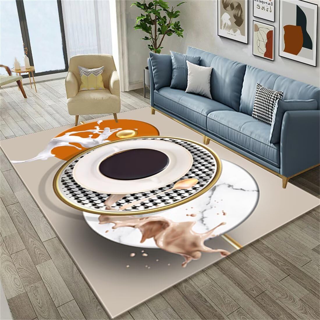 Tapis de chambre d'enfants de qualité supérieure 70x140cm au toucher super doux