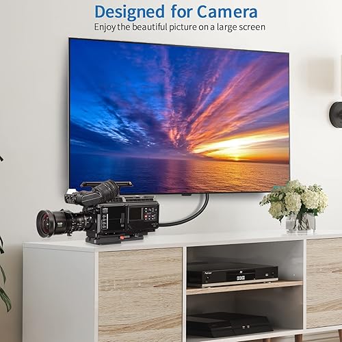 Miniatura 6 de Cable micro HDMI a HDMI 2.1 8K de 5 pies, ultra alta velocidad 8K 60Hz 4K 120Hz 48Gbps cable HDMI compatible con cámaras digitales, videocámaras,