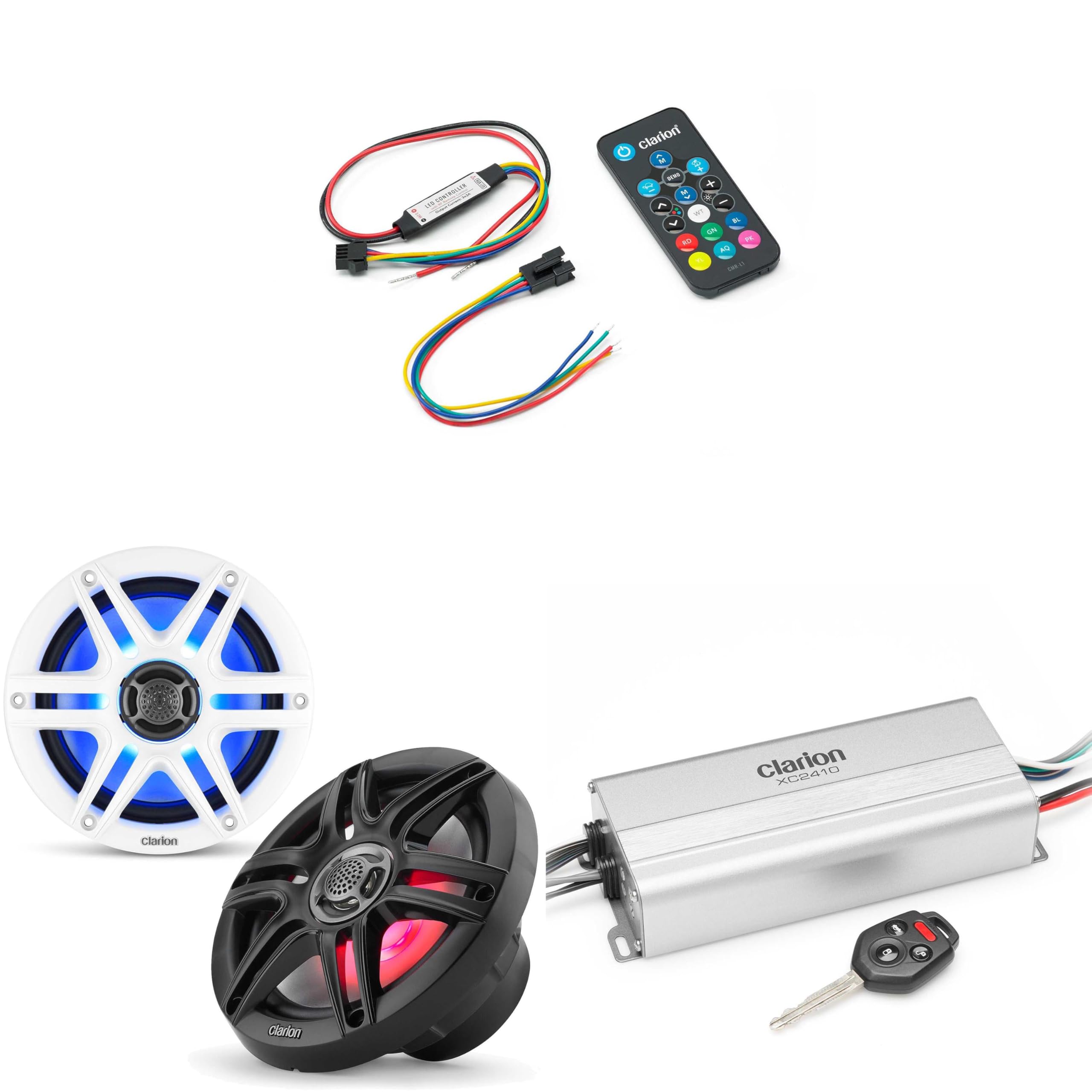 Amazon.com: Clarion Marine 4 Channel Amp & 6.5
