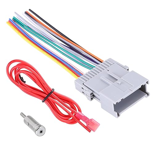 Miniatura 7 de Arnés de cableado estéreo de repuesto para GM para Chevrolet para GMC para Buick para Cadillac Coche Radio Arnés de cable Adaptador de antena Kit de