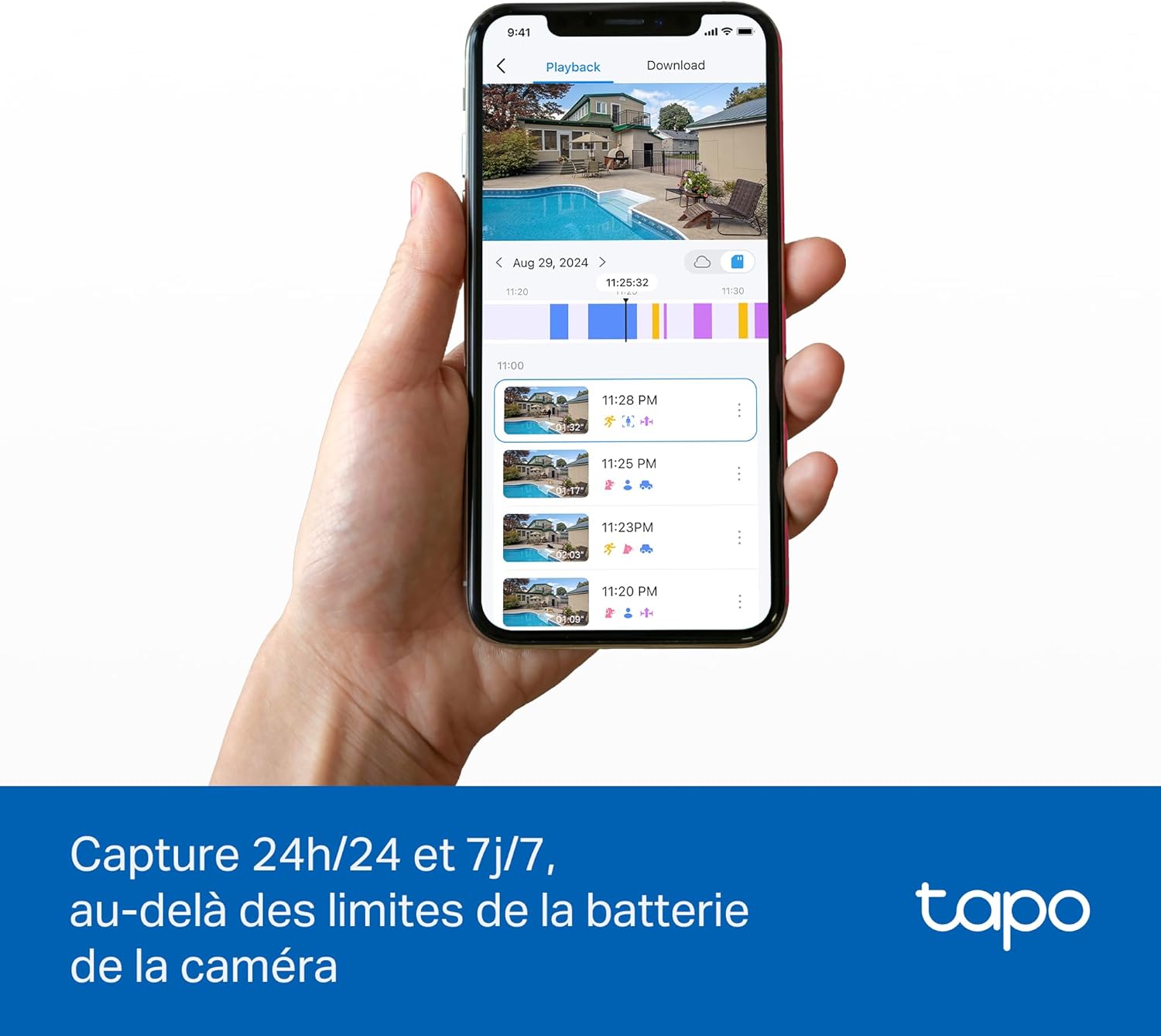 Tapo C660 Kit Caméra de Surveillance extérieure avec Panneau Solaire 4K 8MP, Vision 360°, Vision Nocturne Couleur Starlight, Batterie 10 000 mAh, détection IA, IP66, Alarme Rapide et antivol — vue 12