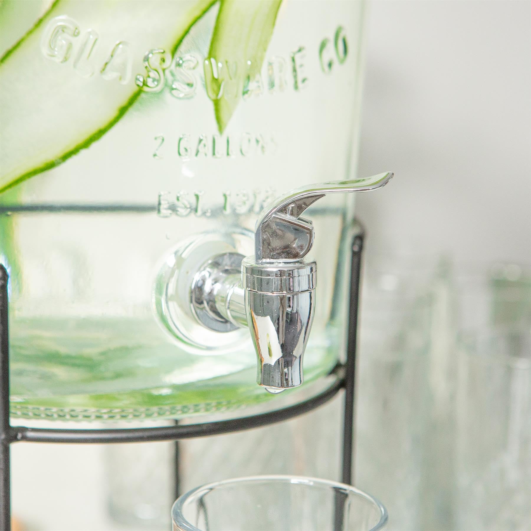 Robinet Distributeur De Boissons En Métal - Compatible Trous De 16 à 25 Mm, Pour Pichet, Fût Ou Fontaine