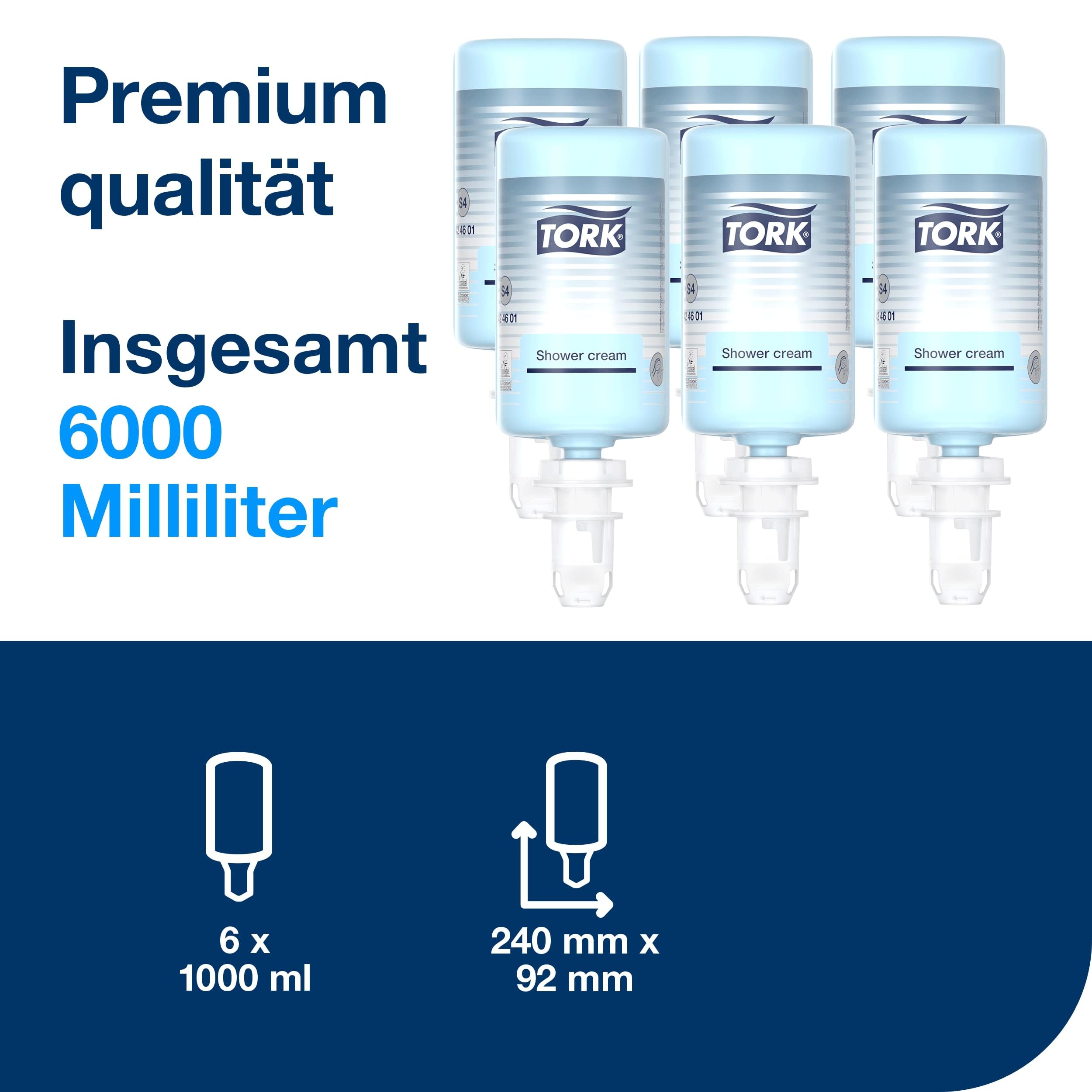Tork Duschcreme S4, Unisex-Duft, 6 × 1000 ml, 424601