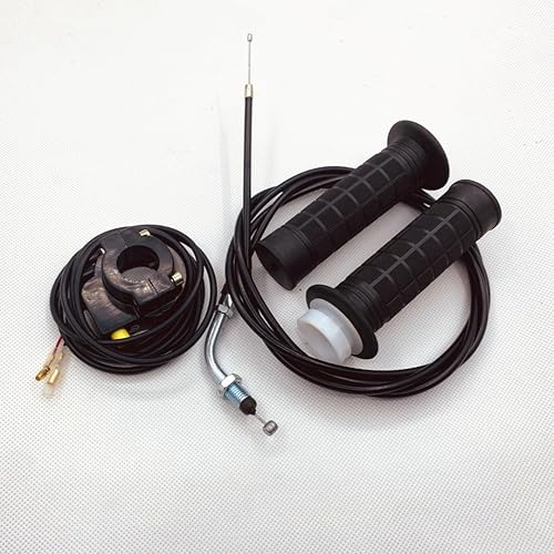 Puños giratorios, cable de acelerador 75 pulgadas, interruptor de apagado para patinete a gasolina de 43 cc 49 cc