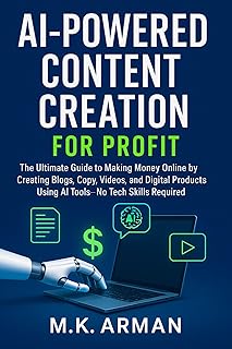 AI-Powered Content Creation for Profit: The Ultimate Guide to Making Money Online by Creating Blogs, Copy, Videos, and Dig...