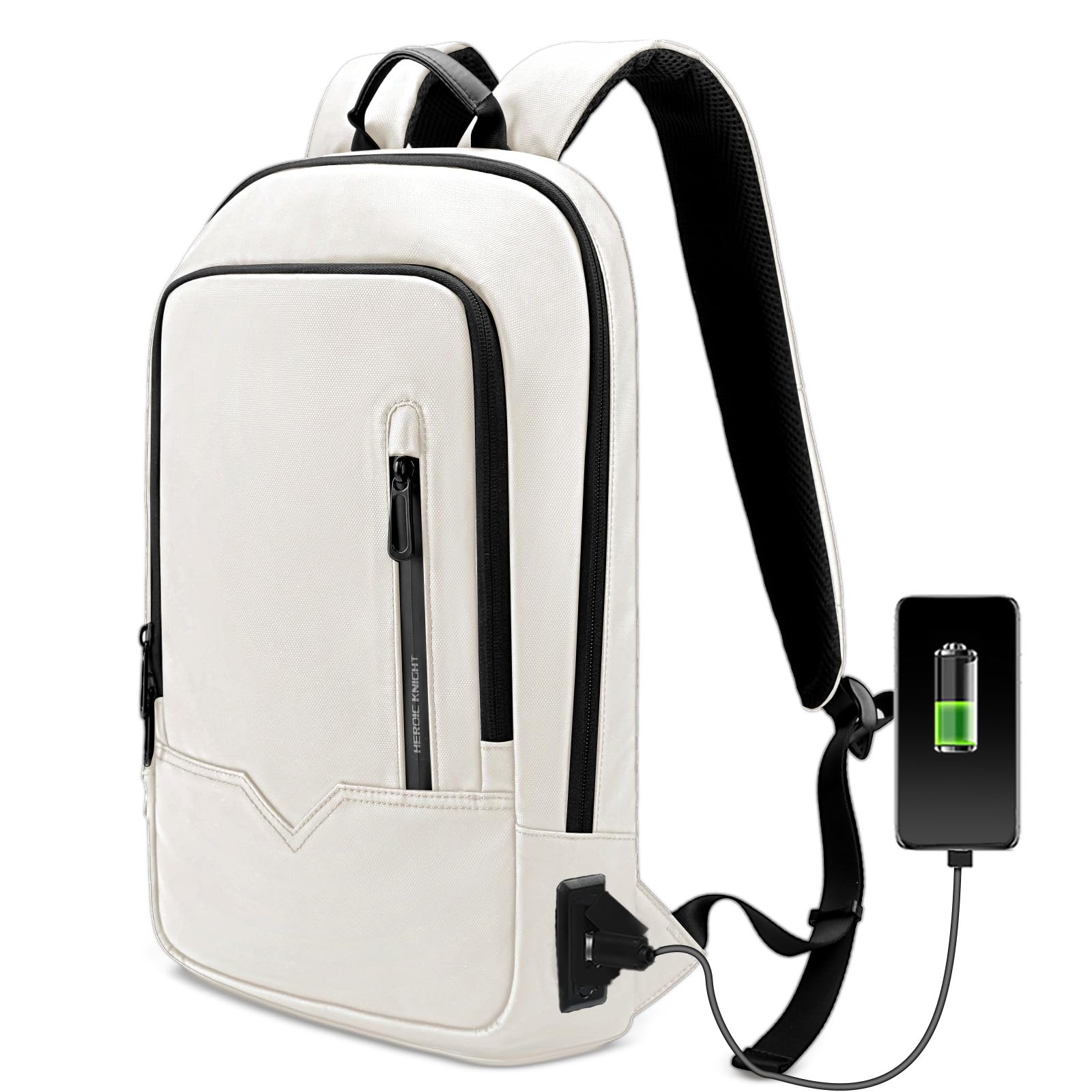 HEROIC KNIGHT Zaino Porta PC 17 Pollici - Leggero, Impermeabile, Espandibile - Per Uffico, Scuola, Viaggio - Foto 5