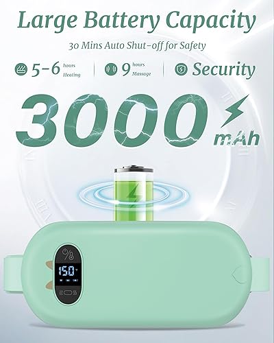 Miniatura 6 de FSA HSA - Almohadilla térmica portátil elegible para calambres, almohadilla eléctrica inalámbrica de calentamiento rápido para aliviar el dolor de
