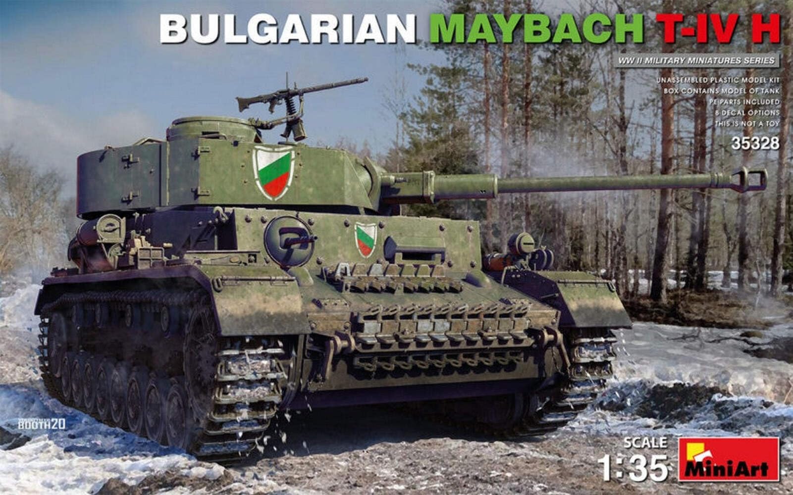 KIT DA MONTARE IN SCALA COMPATIBILE CON BULGARIAN MAYBACH T-IV H KIT 1:35 MINIART MIN35328