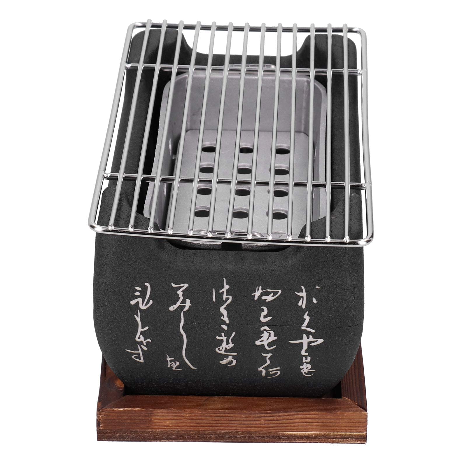 Barbecue Giapponese Grill Forno Da Interno Portatile Da Tavolo - Griglia a Carbone Per Uso Domestico - Stufa a Carbone in Lega Di Alluminio Per Cibo