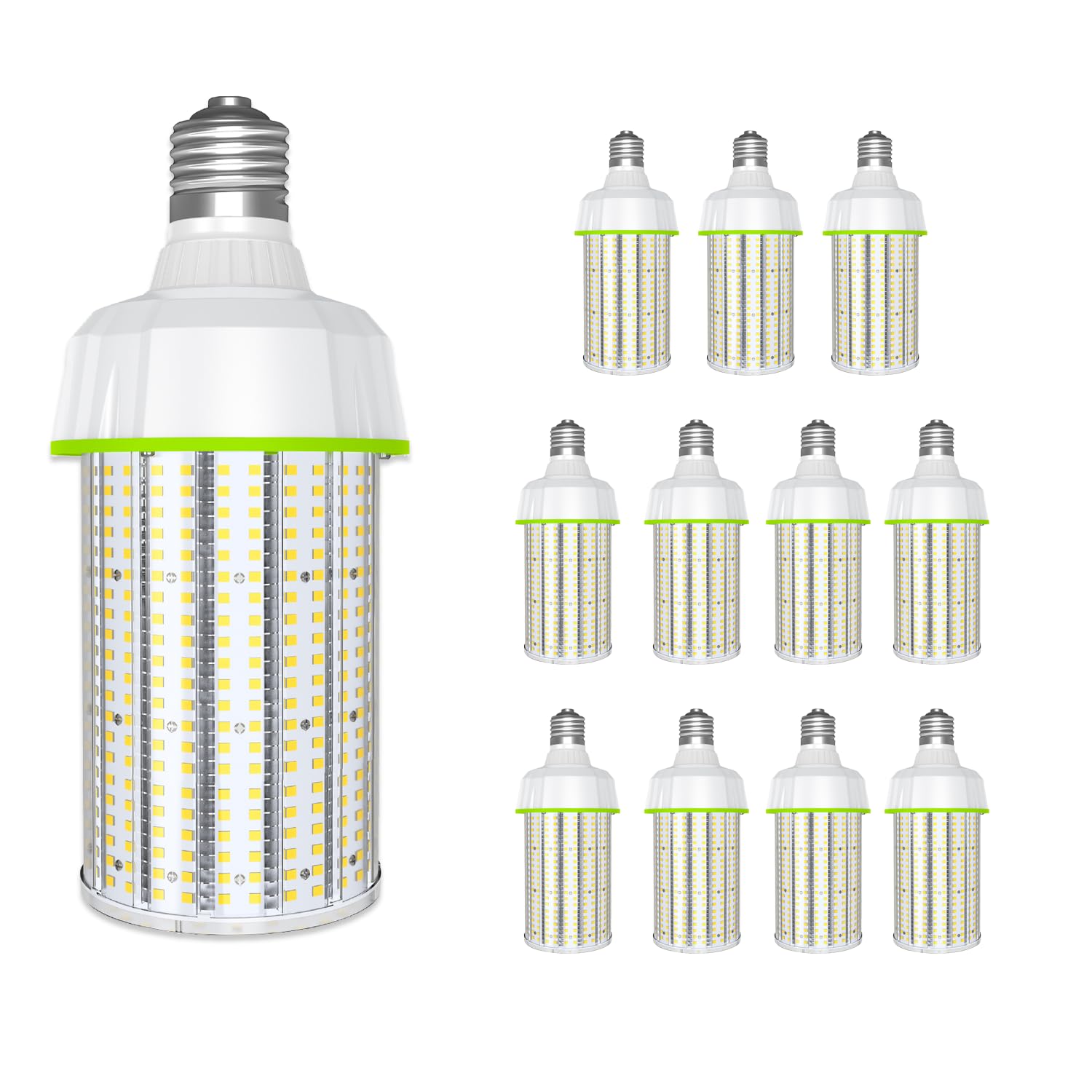 12 Pack 480V 100W LED Corn Light Bulb ETL Listed 15 500LM LED Cob Corn Bulb E39 Base