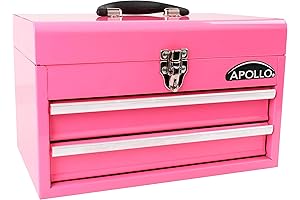 Apollo 14 Inch Large Tool Box in Pink Ribbon