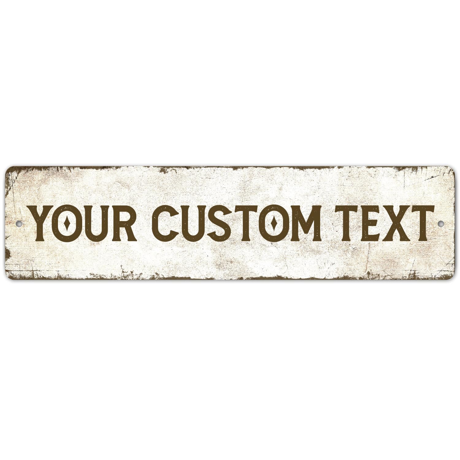 Rustic Custom Sign, Personalized Metal Signs, Gift for Him Men Dad, Man Cave, Indoor and Outdoor Use 3x12 Inches, ACM, Fade Resistant, Made in USA by