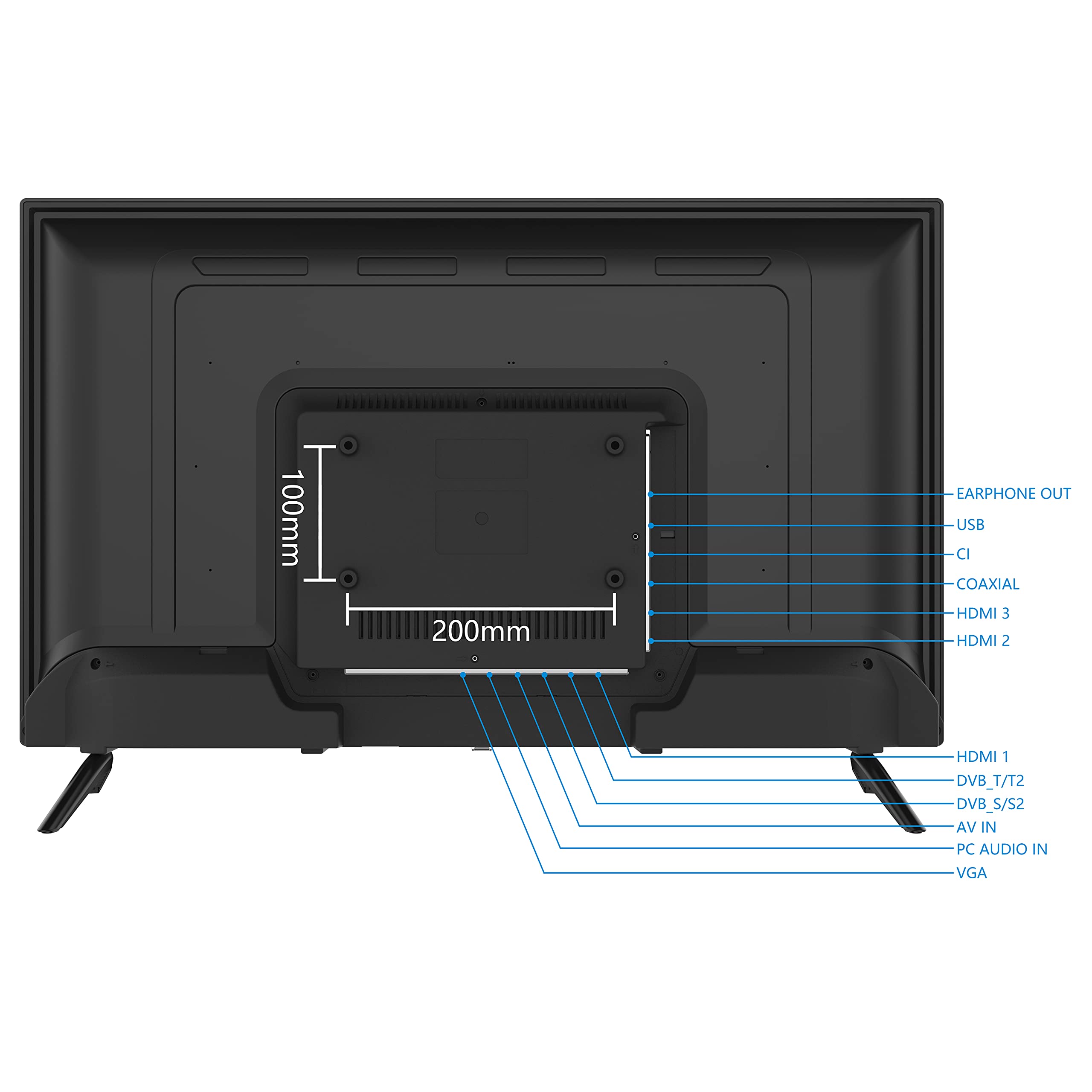 Smart Tech Tech SMT32N30HC1L1B1 80cm (32 Zoll) LED Fernseher (HD – Bild 2