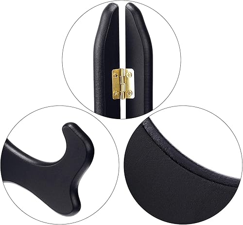 Miniatura 10 de Paquete de 2 soportes de madera para exhibir, soporte de exhibición de platos, caballetes de soporte para marcos de fotos, soporte de arte de mesa,