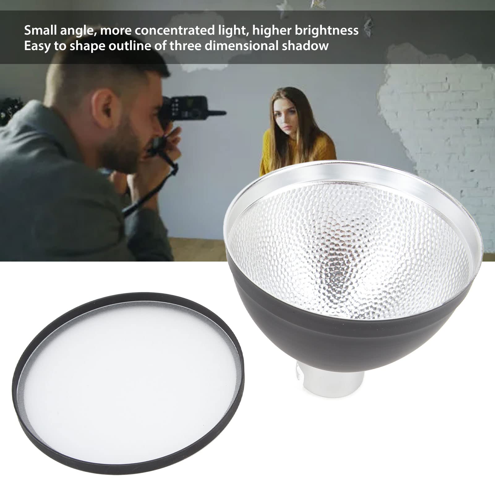 Diffusore Riflettore Standard per Godox, 4.7''/12cm Diffusore Riflettore Standard per Godox ADS2 AD200 AD360