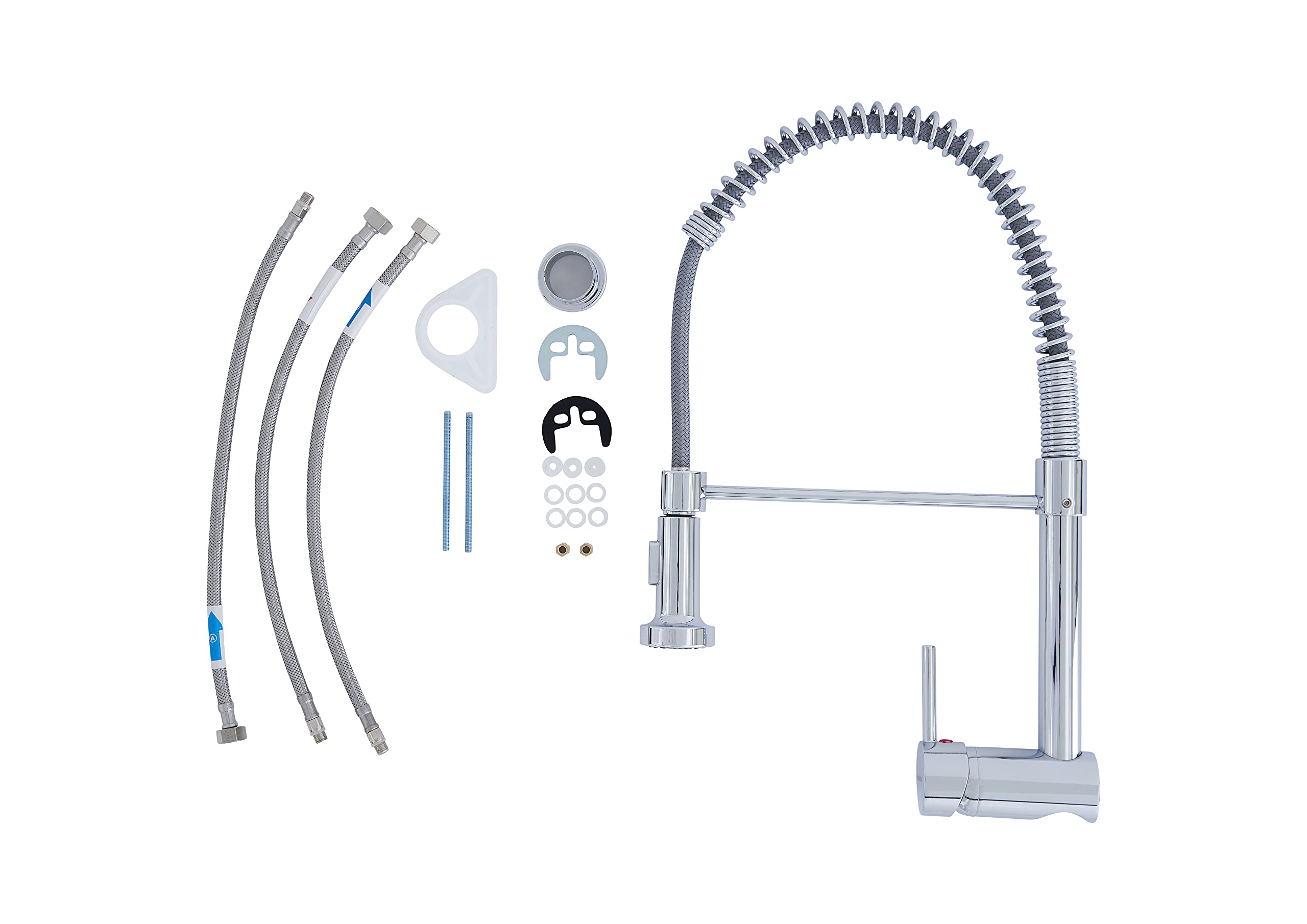Thermoflow Ballon sous évier 5 litres robinetterie basse pression inox blanc UT5SETOVALISPRO