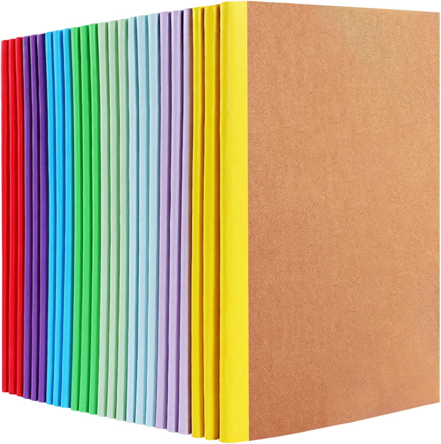 24Pack Composition Notebooks Bulk,A5 Kraft Notebooks