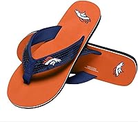 Vista 32 de FOCO Womens NFL Team Logo Sequin Strap Sandals Flip Flops