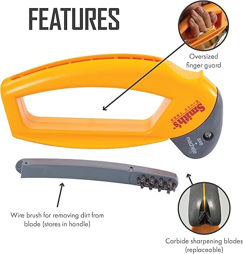 Vista 2 de Smith's 50582 Afilador de hacha y machete.