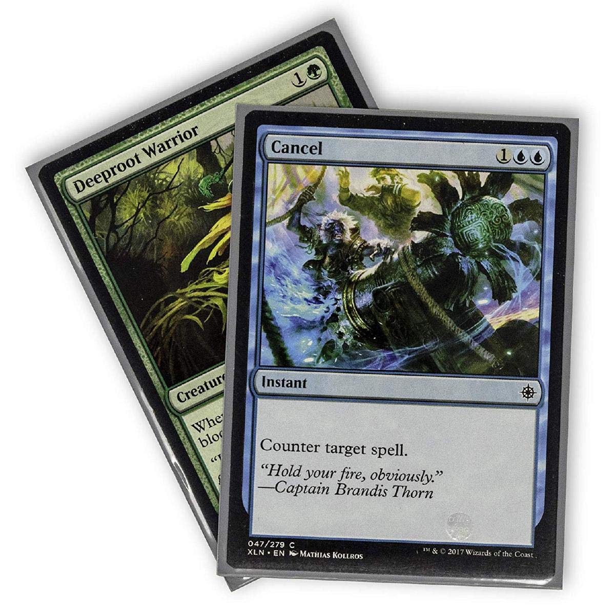 Ultra Pro Zendikar Rising 100, Nissa of Shadowed Boughs 100 sztuk folii na karty, koszulki na karty kolekcjonerskie, takie jak Pokemon Magic, rozmiar standardowy