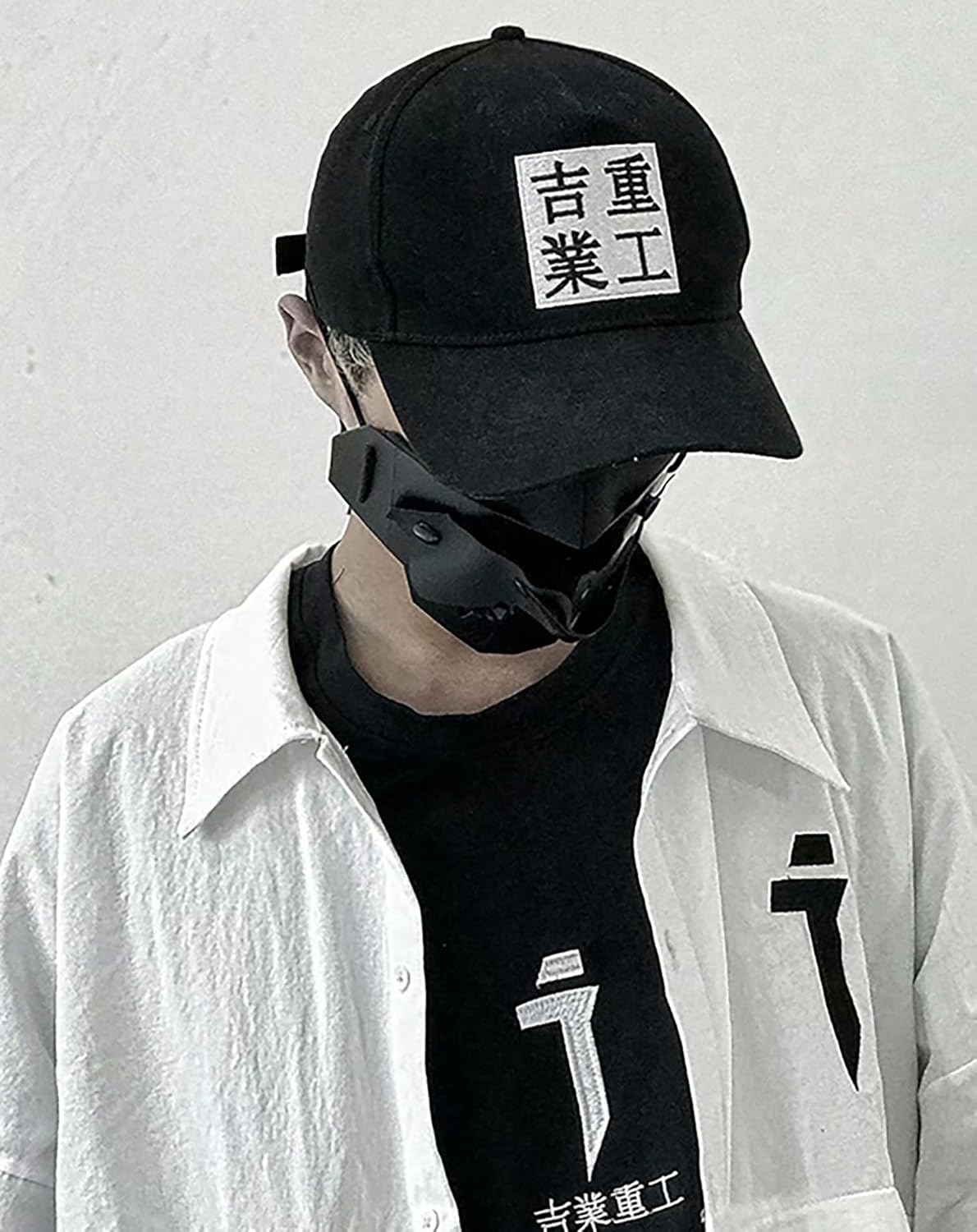 Niepce Inc Japanese Streetwear Techwear Embroidered Men’s Baseball Cap - Image 2