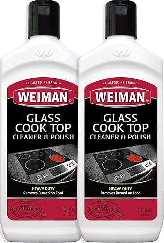 Weiman Glass Cook Top Heavy Duty Cleaner Polish 10 onzas paquete de de 2 1 1