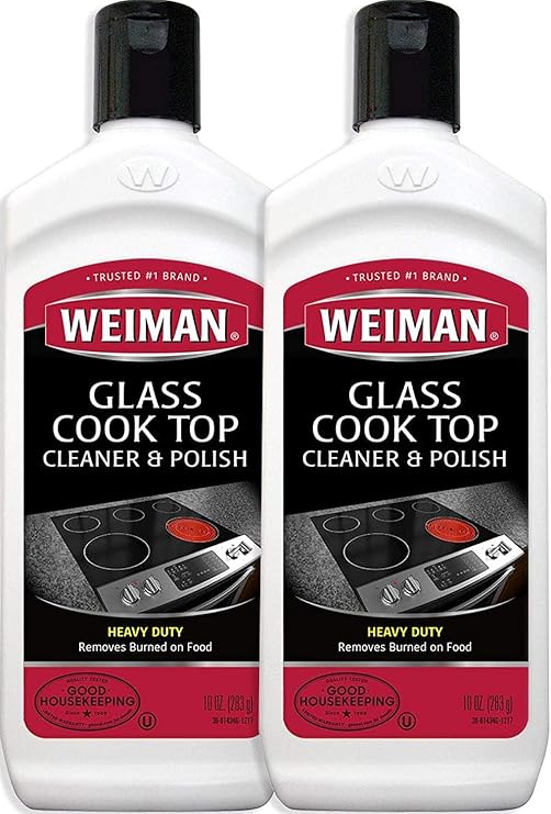 Weiman Cooktop Cleaner and Polish (10oz) Pack of 2 Buy Online at