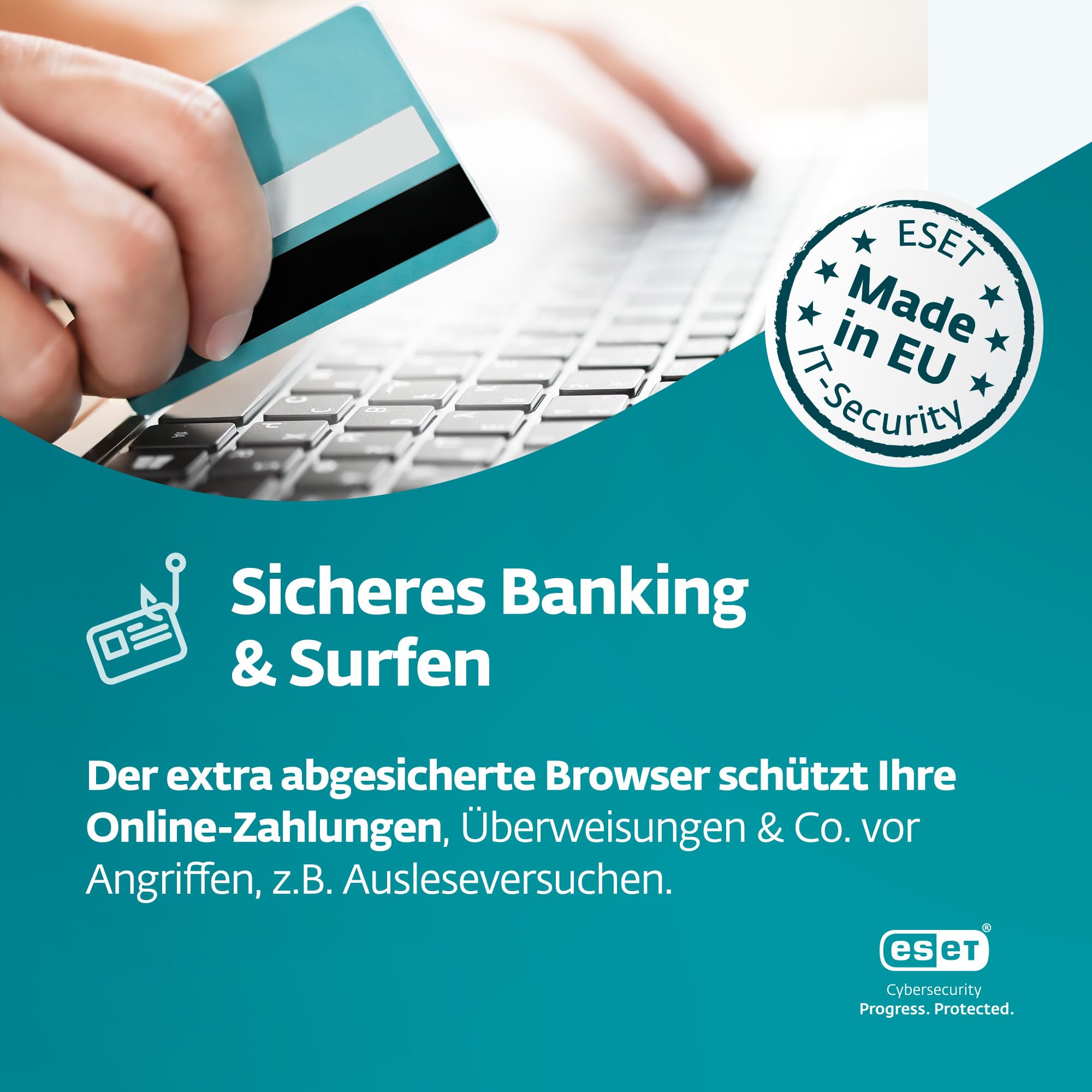 ESET Small Business Security | 5 devices | 1 year | Antivirus, Safe Banking, Safe Browsing, Ransomware-Behebung, VPN, Secure Data, Safe Server | Activation key by email
