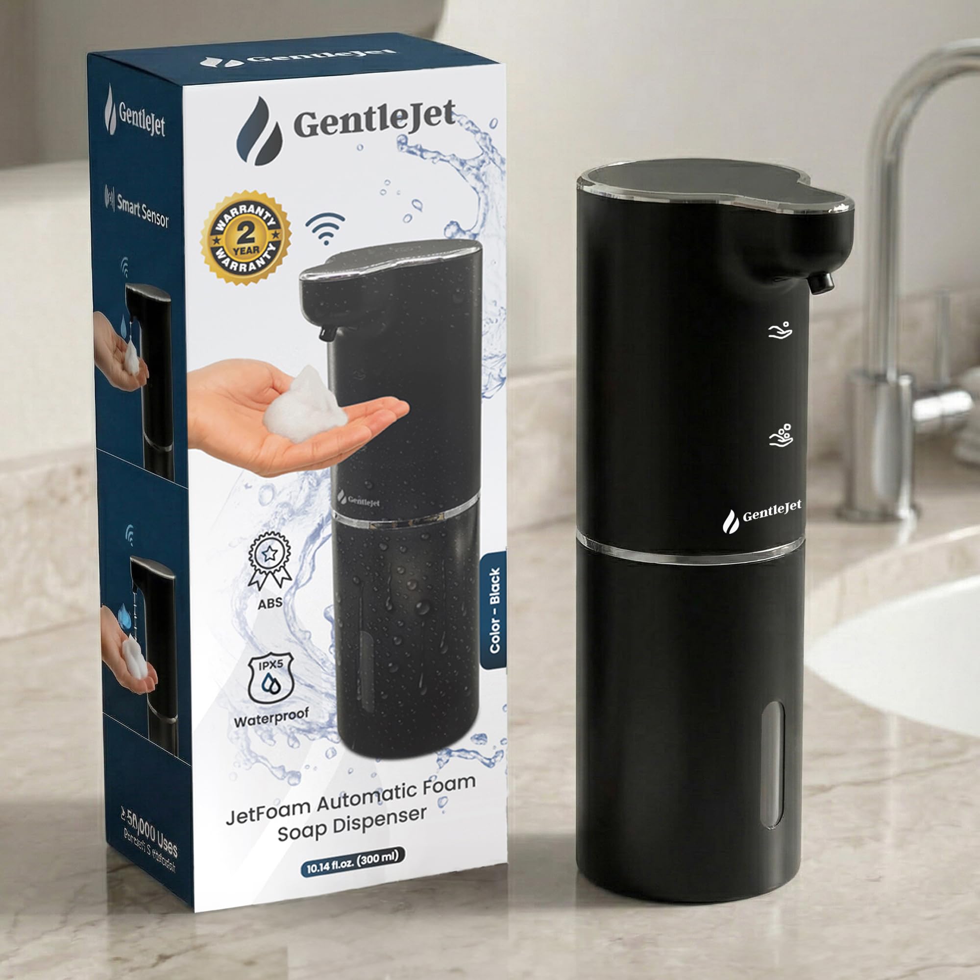 GentleJet JetFoam Automatic Foam Soap Dispenser