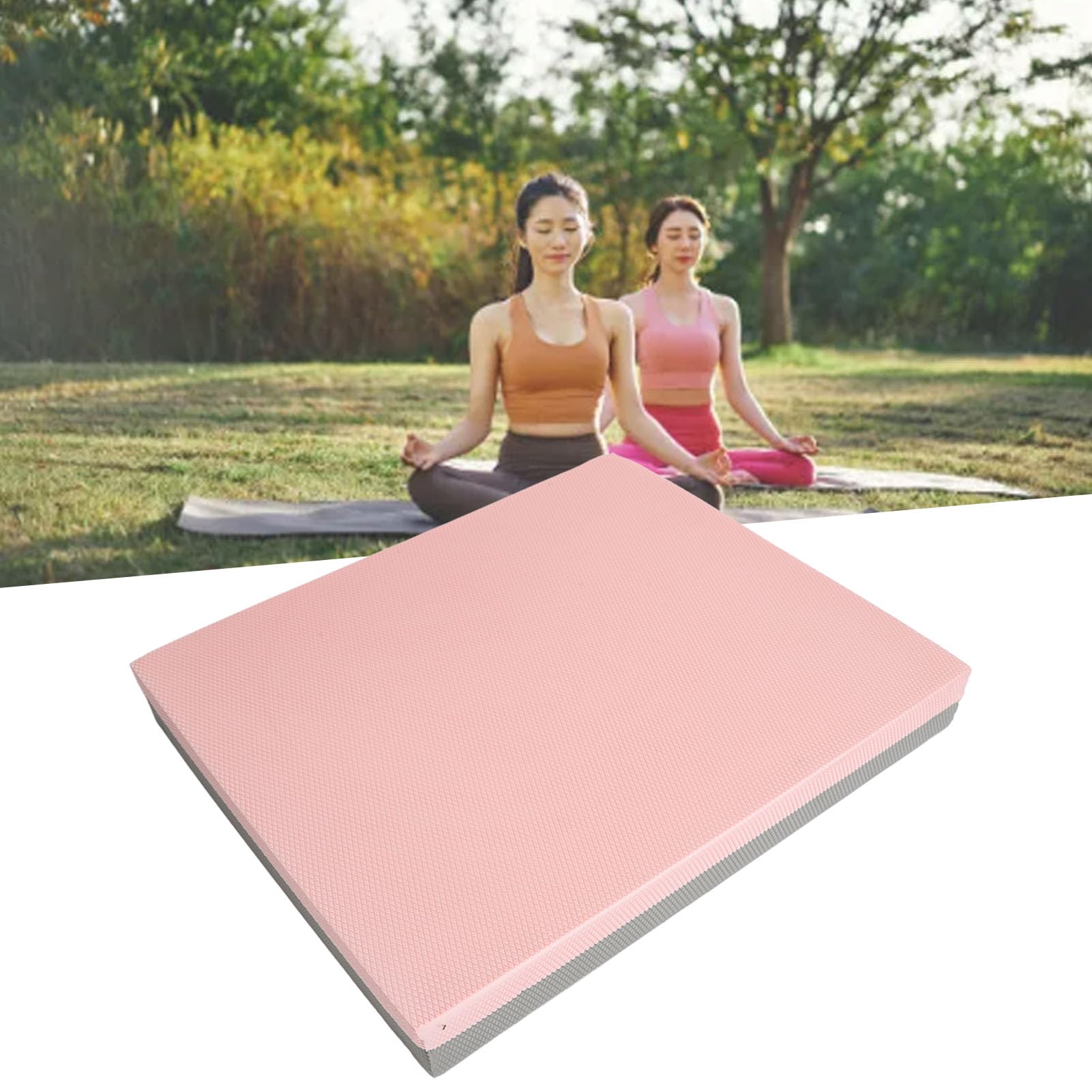Almohadilla De Espuma Para Tabla De Equilibrio, Estera De Yoga, Almohadilla De Entrenamiento De Equilibrio, Cojín Suave Antideslizante De Alta Resistencia Para Tobillo, Rodilla Y Cadera Para Ejercicio